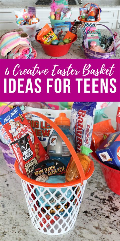 easter baskets for teens